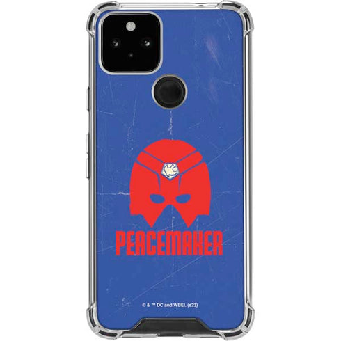 DC Comics Peacemaker Helmet Google Pixel 5 Clear Case